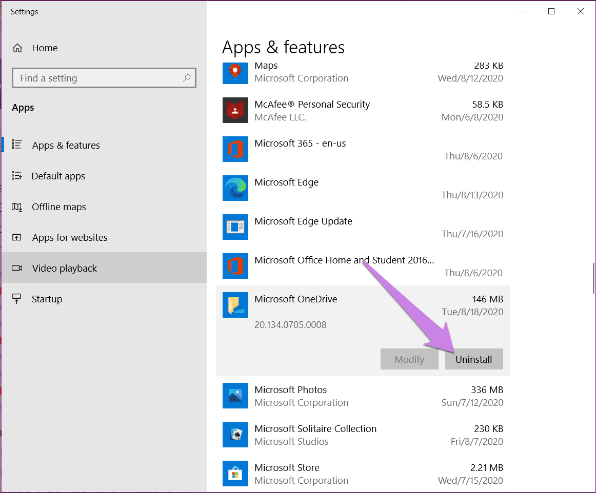 Impedir que Windows 10 guarde archivos en Onedrive 9
