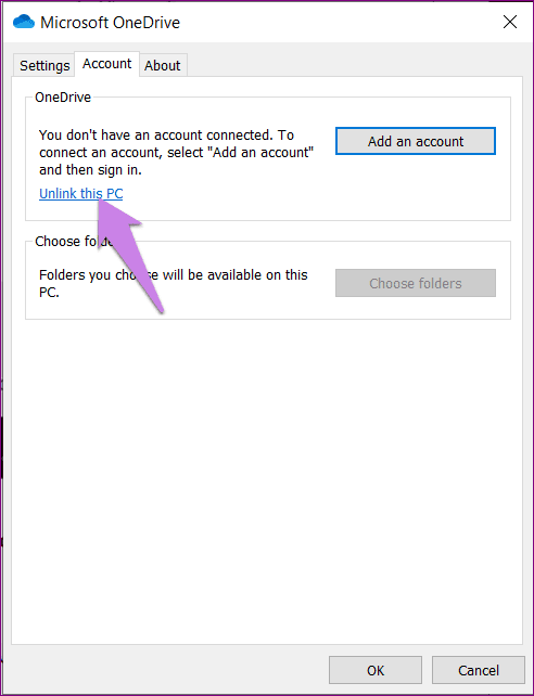 Impedir que Windows 10 guarde archivos en Onedrive 8