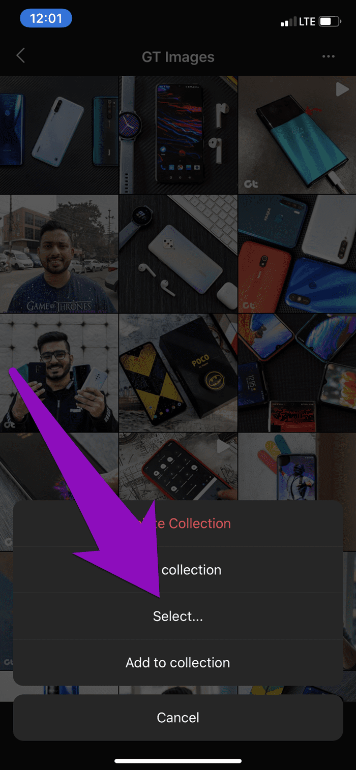 Arreglar el guardado de instagram en la colección que no funciona 14