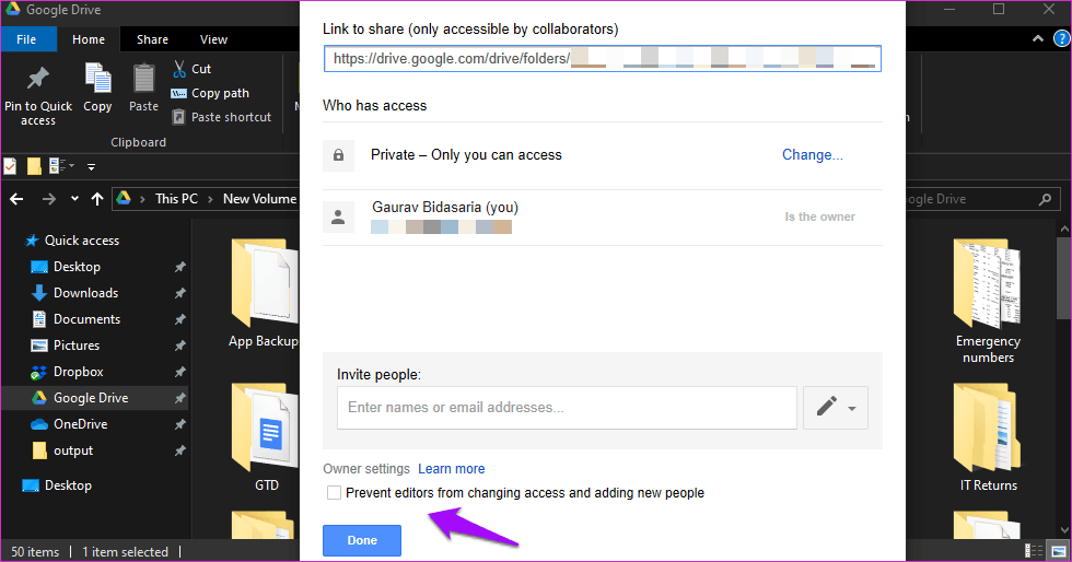Qué sucede cuando envía un enlace de Google Drive 10