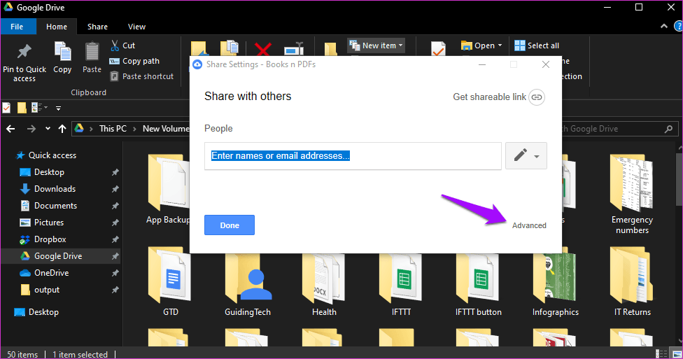 Qué sucede cuando envía un enlace de Google Drive 9