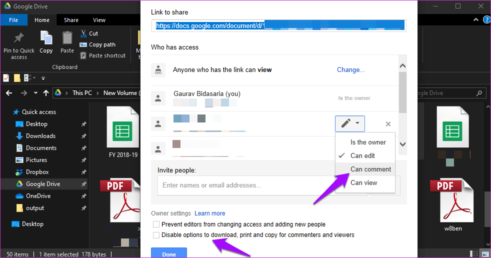 Qué sucede cuando envía un enlace de Google Drive 11