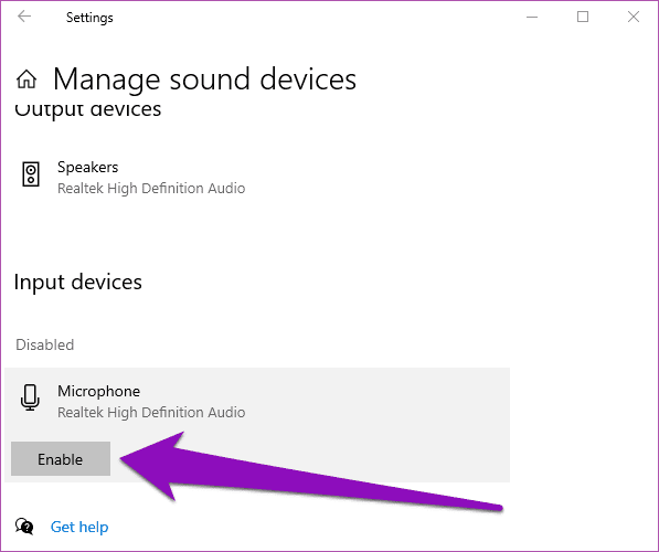 Arreglar el micrófono de Microsoft Teams que no funciona en Windows 10 05