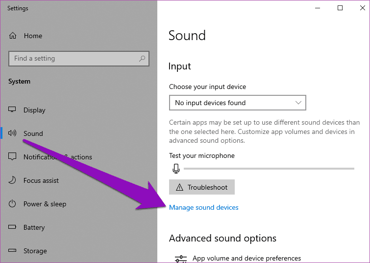 Arreglar el micrófono de Microsoft Teams que no funciona en Windows 10 03