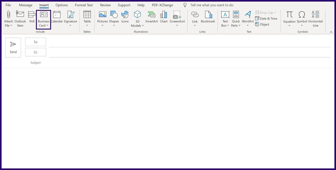 Cómo crear y usar tarjetas de presentación en Outlook Paso 16