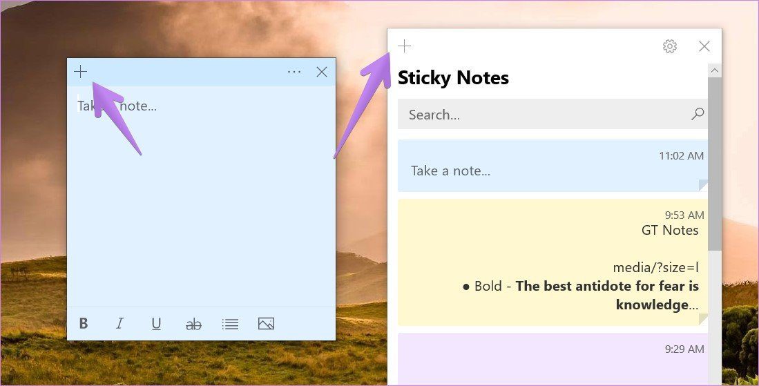 Cómo poner el acceso directo de Sticky Notes en el escritorio de Windows 12