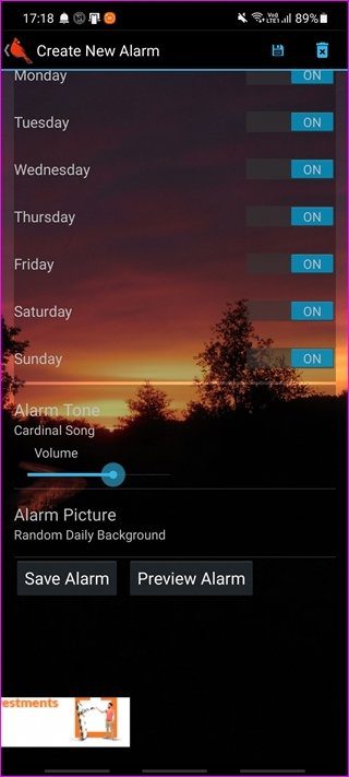 Las 5 mejores aplicaciones de despertador y tonos suaves para Android 44