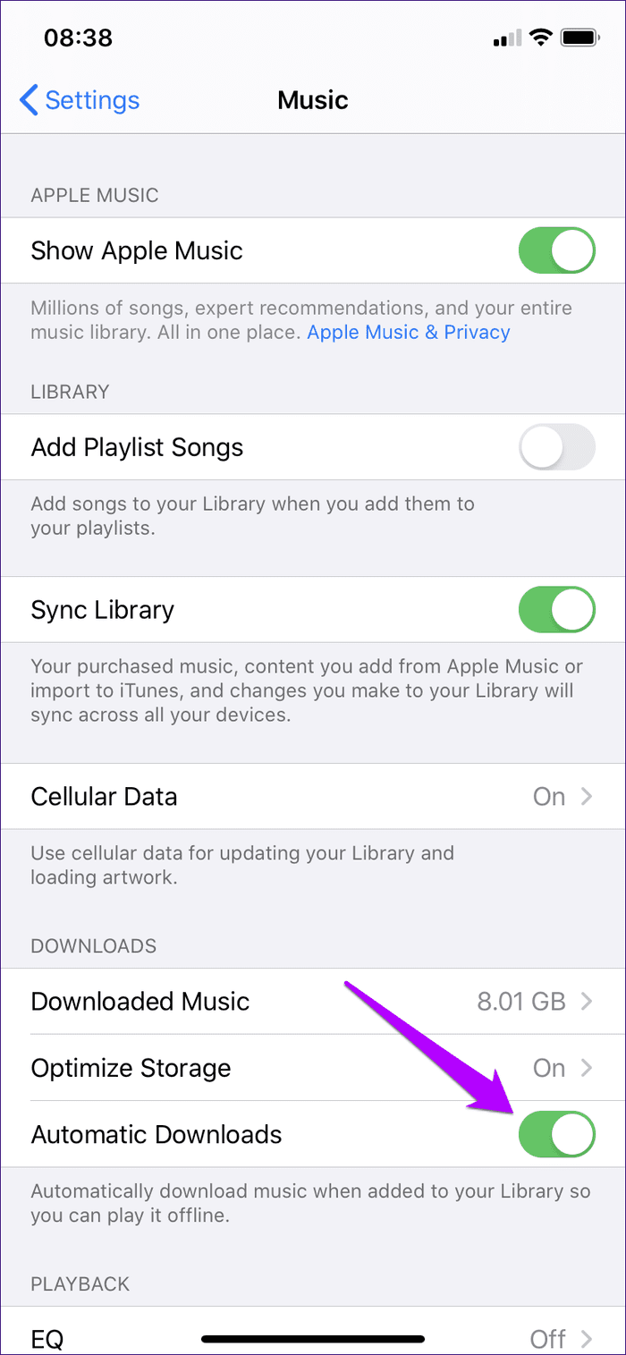 Apple Music no descargará canciones Iphone Android 8