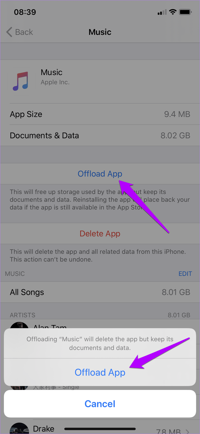 Apple Music no descargará canciones Iphone Android 14