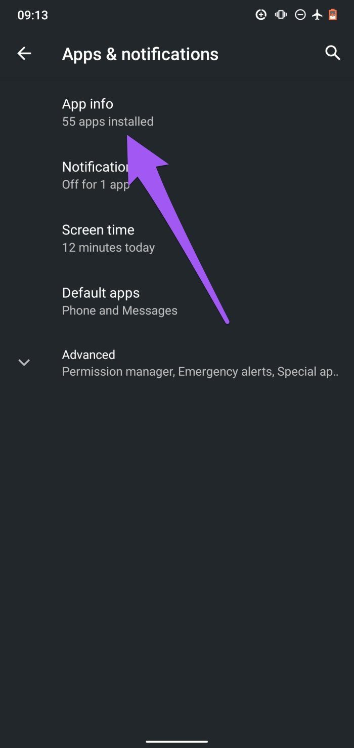 Solucionar error de mensaje no enviado de Android 03