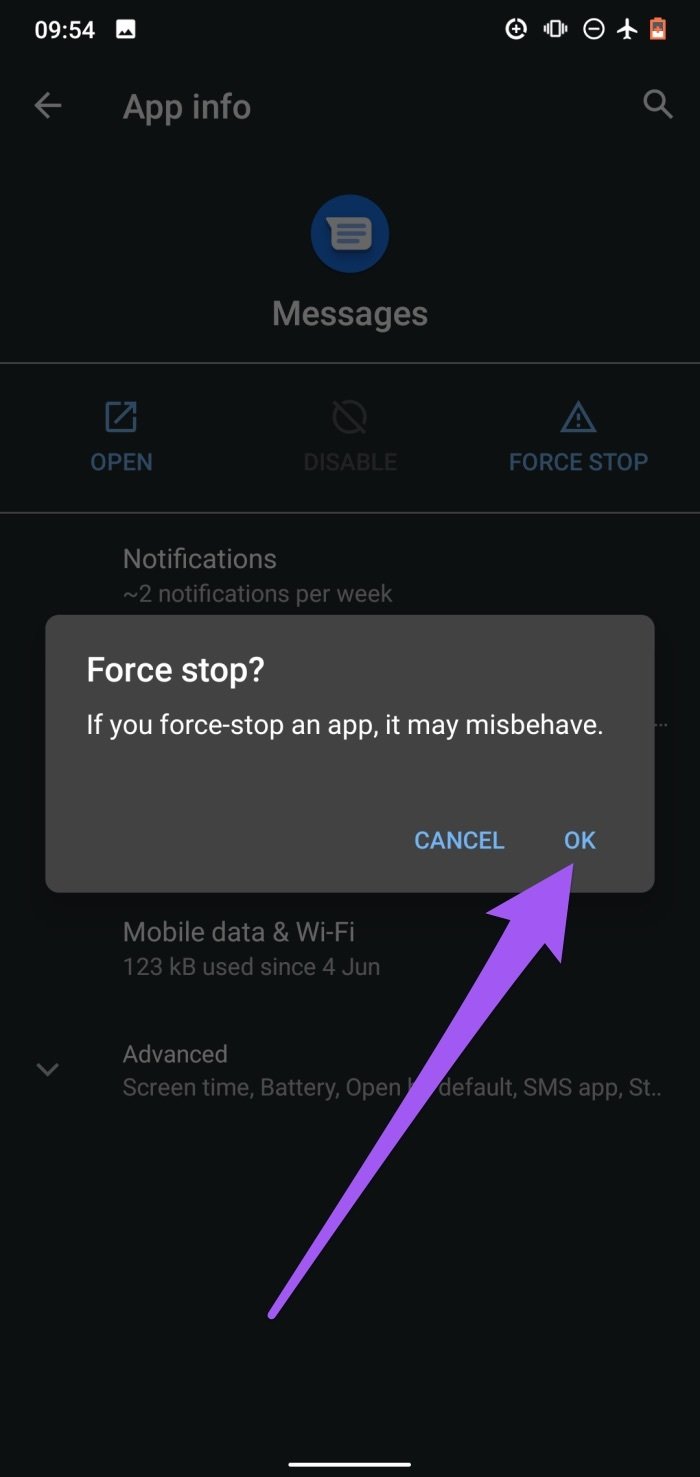 Solucionar mensaje no enviado error de Android 06