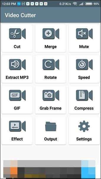 Aplicaciones de Video Trimmer para recortar y recortar videos en Android 1