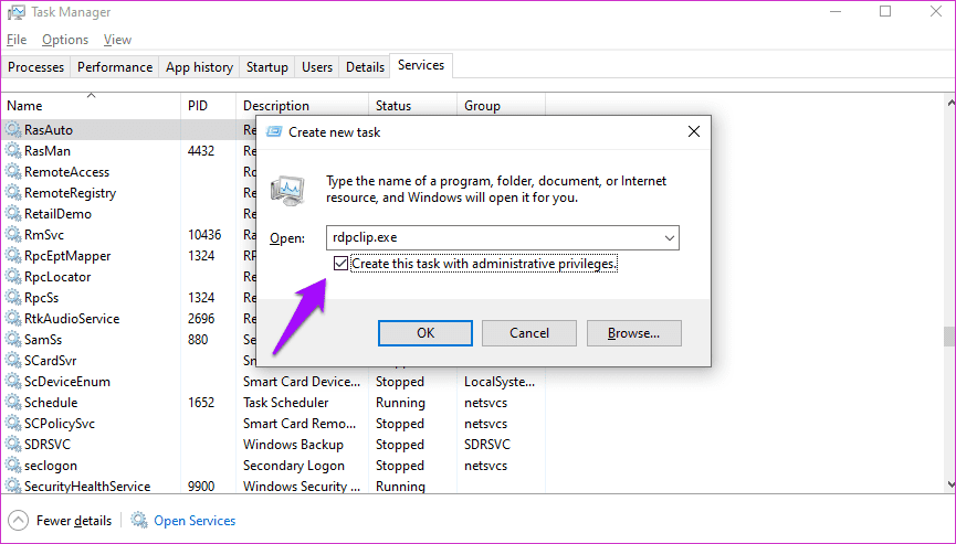 Arreglar Copiar y Pegar que no funciona en Windows 10 Edición 2