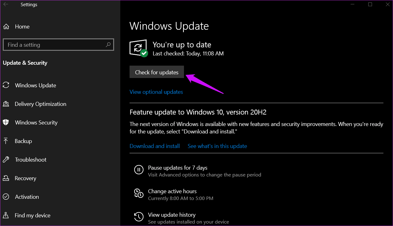 Solucionar el problema de reinicio de Windows 10 7