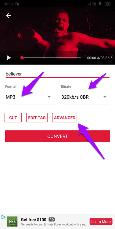 Extraer audio de video en Android 7