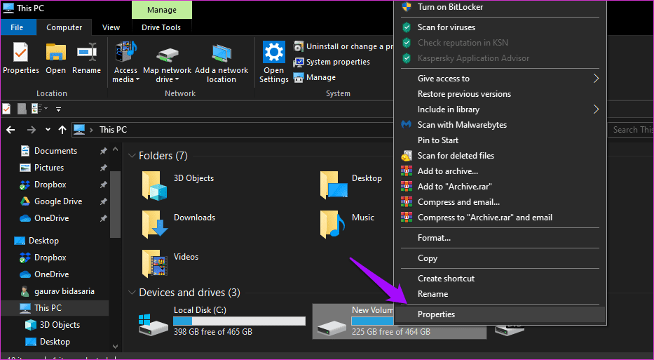 Reparar y abrir carpetas y archivos corruptos en Windows 10 5