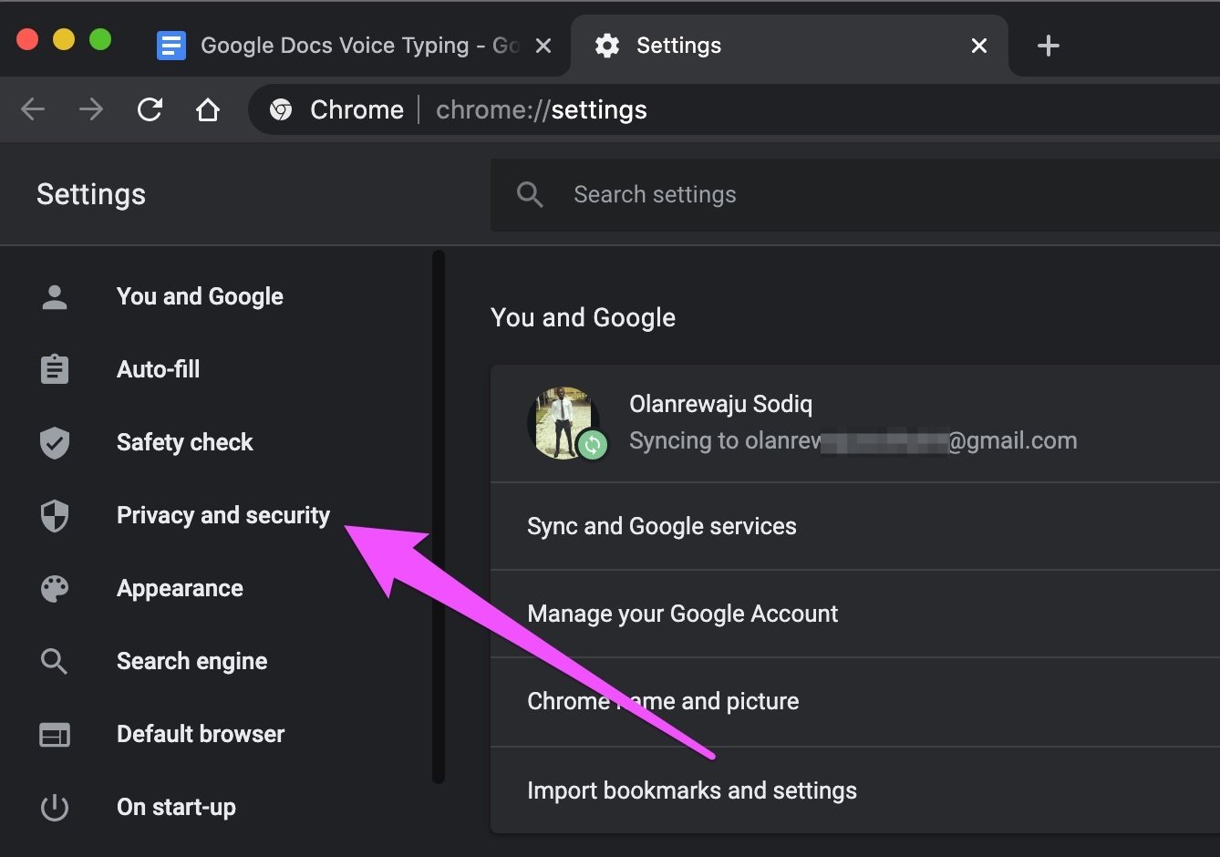 Arreglar la escritura de voz de Google Docs no funciona 05