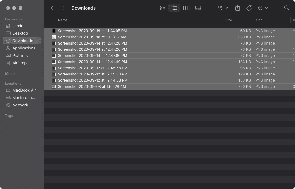 Cambiar el nombre de varios archivos en Mac 5