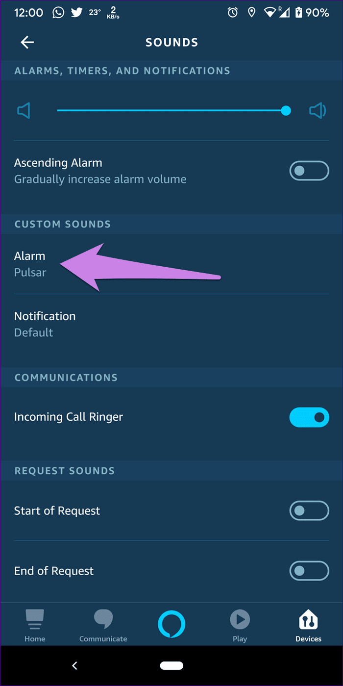 La alarma de Echo Alexa no se detiene 3