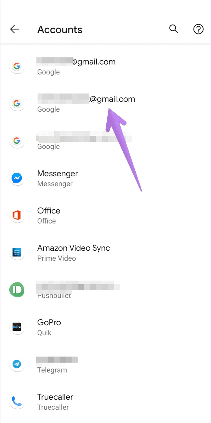 Los contactos de Google no se sincronizan con Android 2