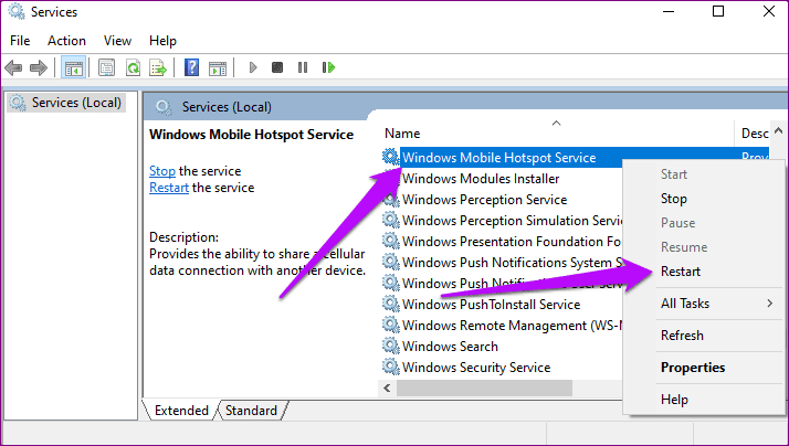 Arreglar Windows 10 Mobile Hotspot sigue apagándose 02