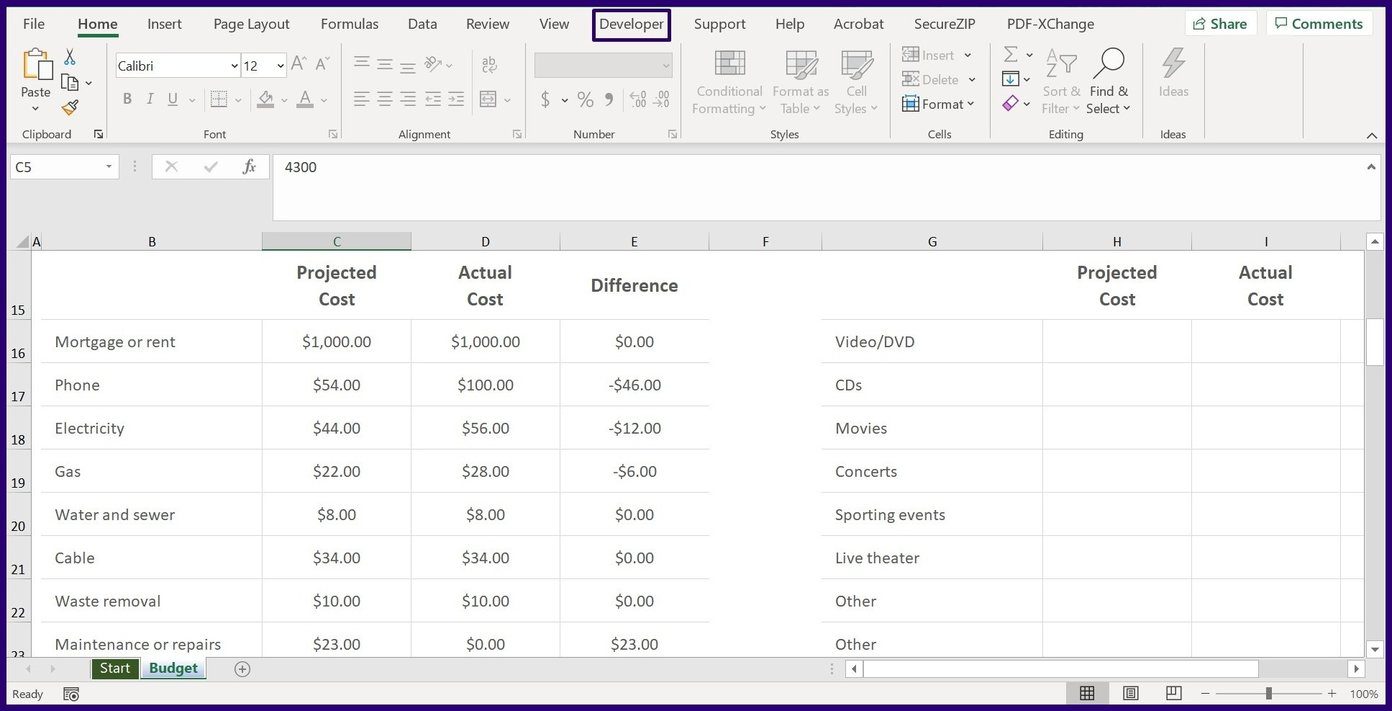 Insertar casillas de verificación en Microsoft Excel paso 8