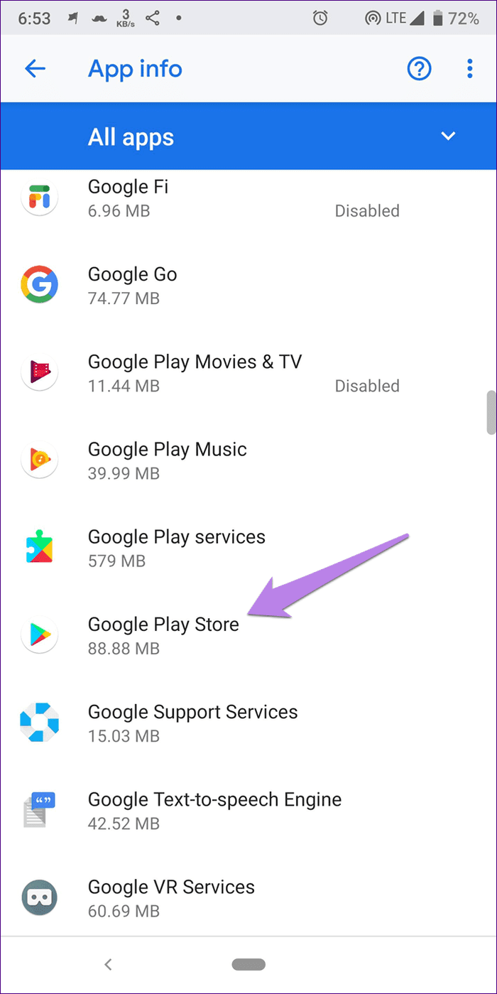 Google Play Store ha dejado de funcionar problema 5