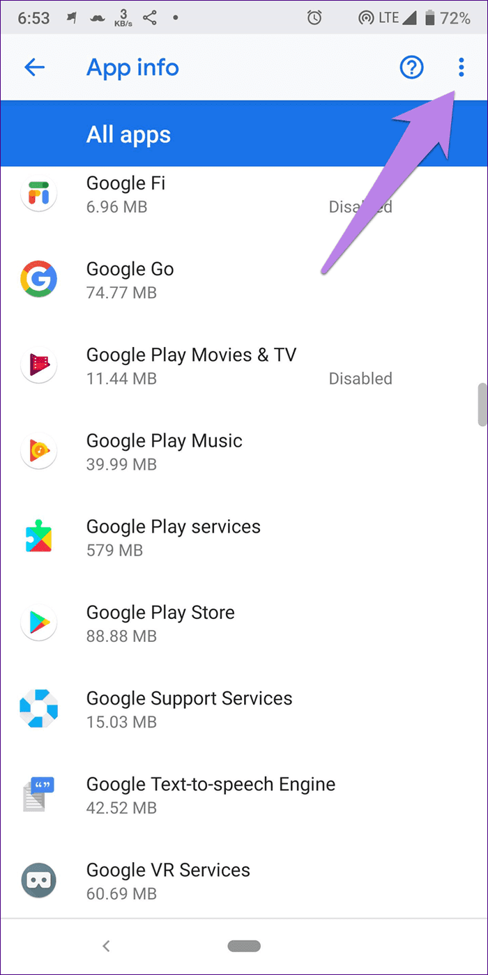 Google Play Store esperando a que se descargue el parche 21