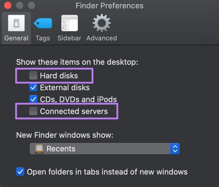 Corrija los iconos de escritorio de Mac que faltan y no se muestran 13