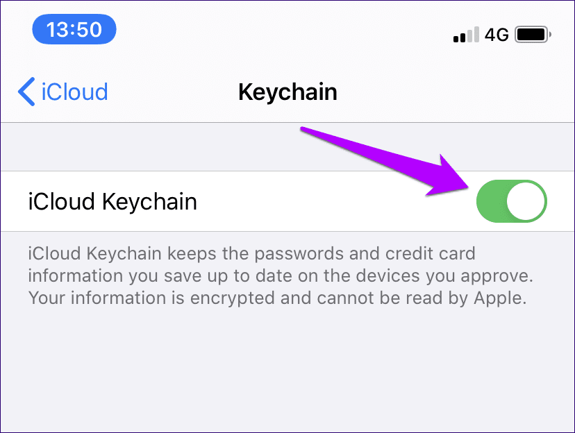 I Cloud Keychain no se sincroniza Solución 10
