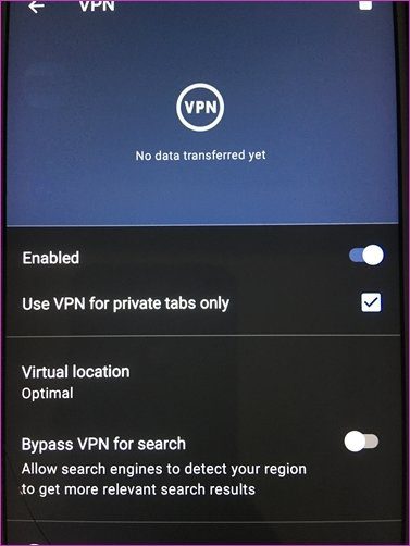 Arreglar Opera VPN que no funciona en Android 7