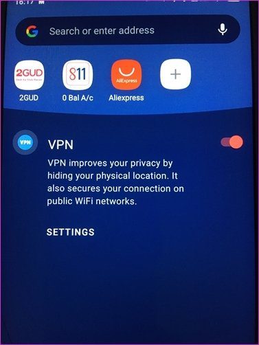 Arreglar Opera VPN que no funciona en Android 6