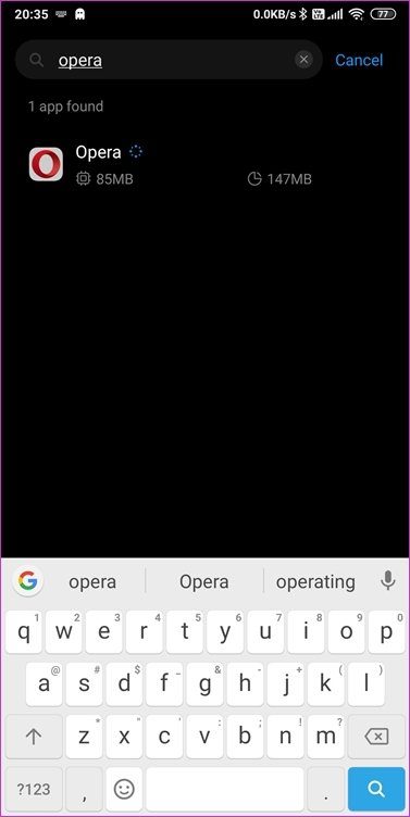 Arreglar Opera VPN que no funciona en Android 10