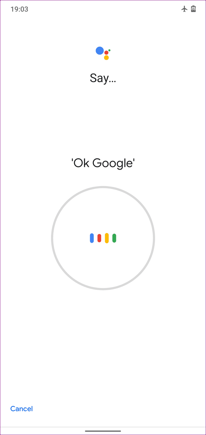 Arreglar el comando google ok que no funciona en Android 15