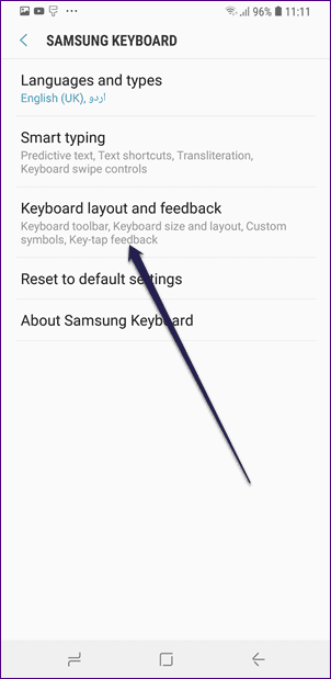 Consejos para el teclado Samsung Consejos Trucos 9