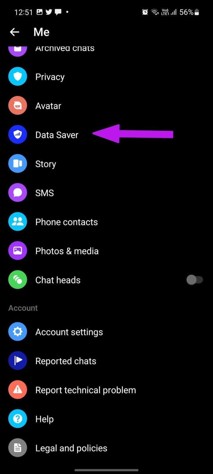 Open Data Saver Fix Email Lag en Android
