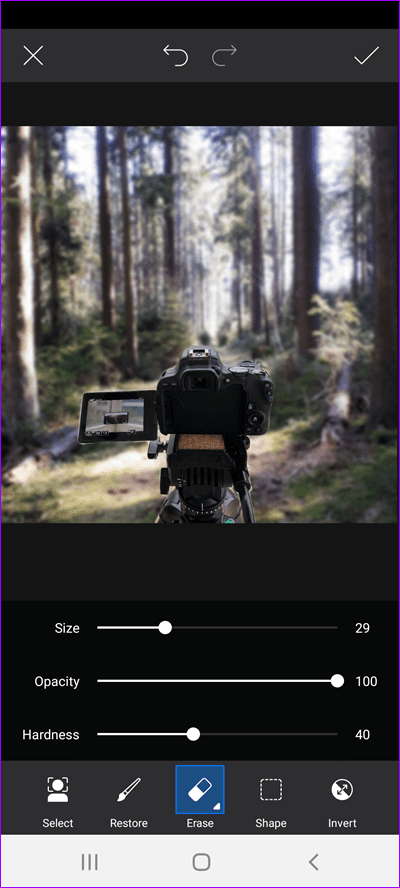 Cómo editar y cambiar el fondo en Pics Art para Android 6