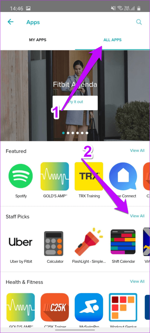 Cómo agregar aplicaciones y música a Fitbit Versa 2 0 3