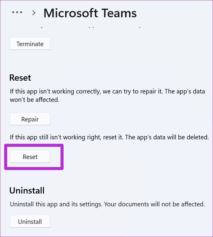 Restablecer equipos de Microsoft
