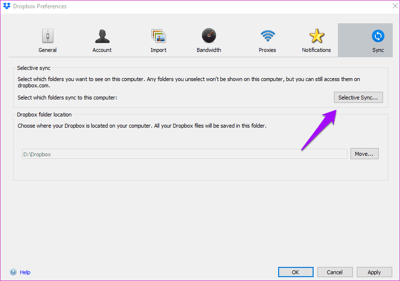 Arreglar Dropbox que no se conecta o sincroniza en Windows 10 Error 7