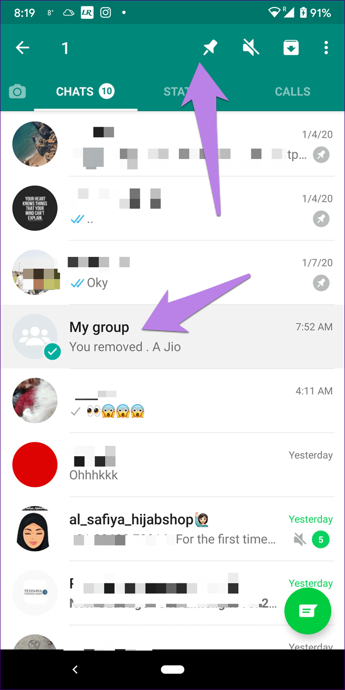 Crea un grupo de Whatsapp contigo mismo en iPhone Android 17