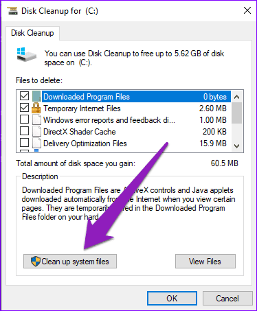 Arreglar archivos temporales de Windows 10 que no se eliminan 09