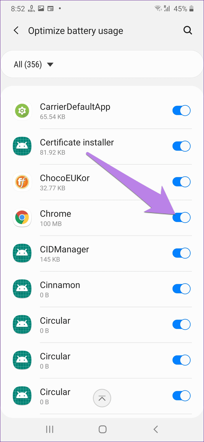 Las descargas de Chrome siguen deteniéndose en Android 10