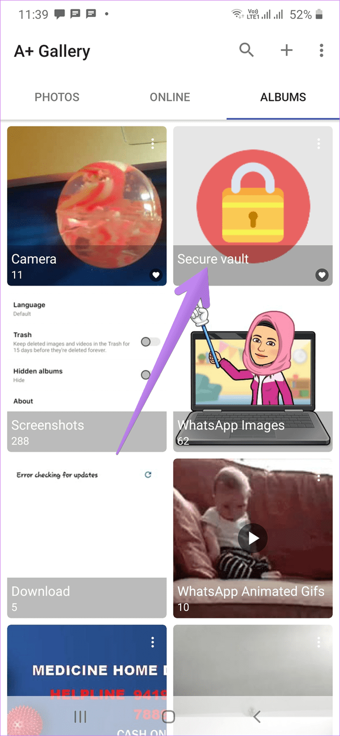 Aplicación de galería de Android para ocultar fotos 6