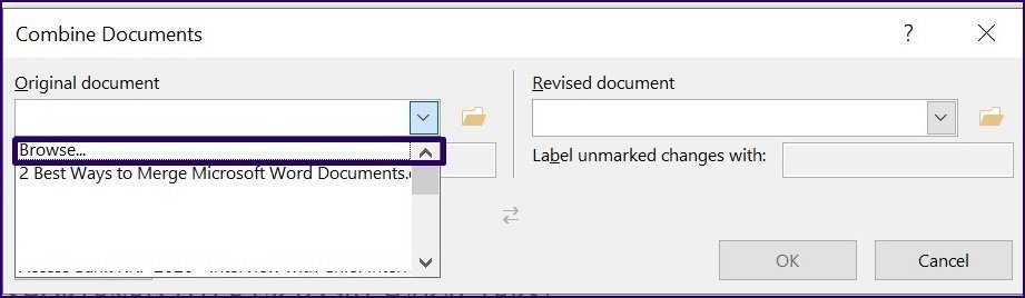 Cómo fusionar documentos de Microsoft Word Paso 13