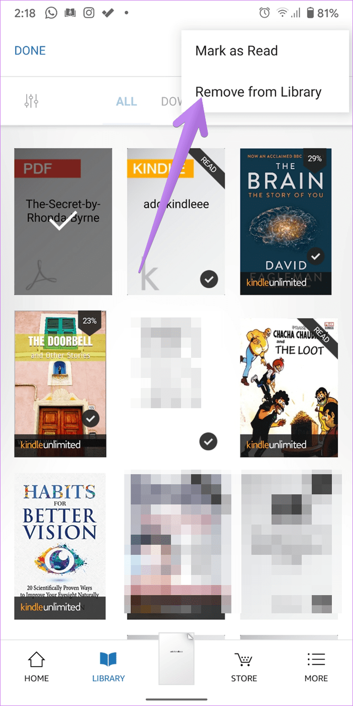 Cómo agregar libros electrónicos mobi epub pdf a kindle android iphone ipad 19