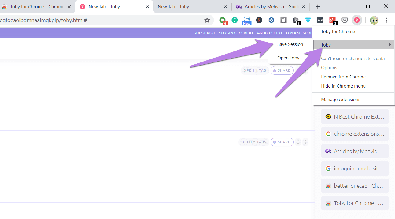 Extensiones de Chrome para guardar páginas web 7
