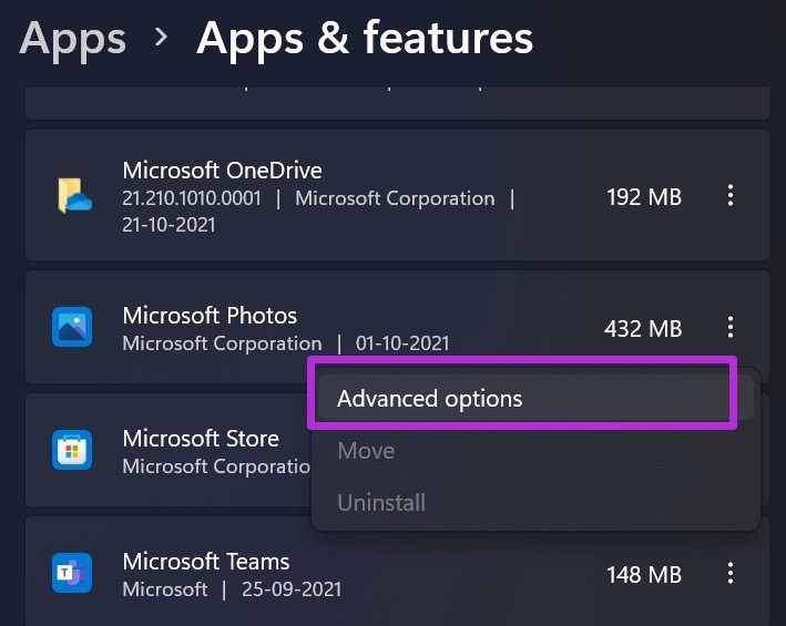Opciones de fotografía avanzadas de Microsoft