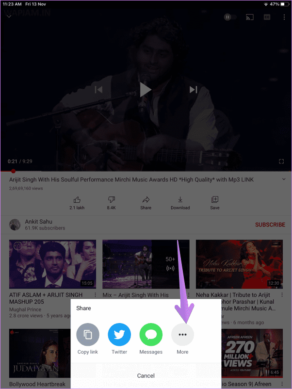 Repetir canciones en youtube en android iphone ipad pc 25