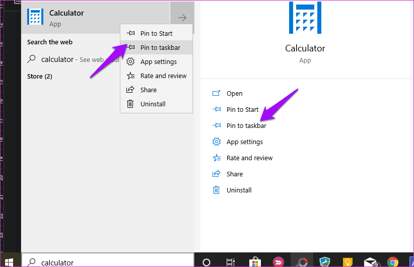 Solucionar el problema de falta de la calculadora de Windows 10 5